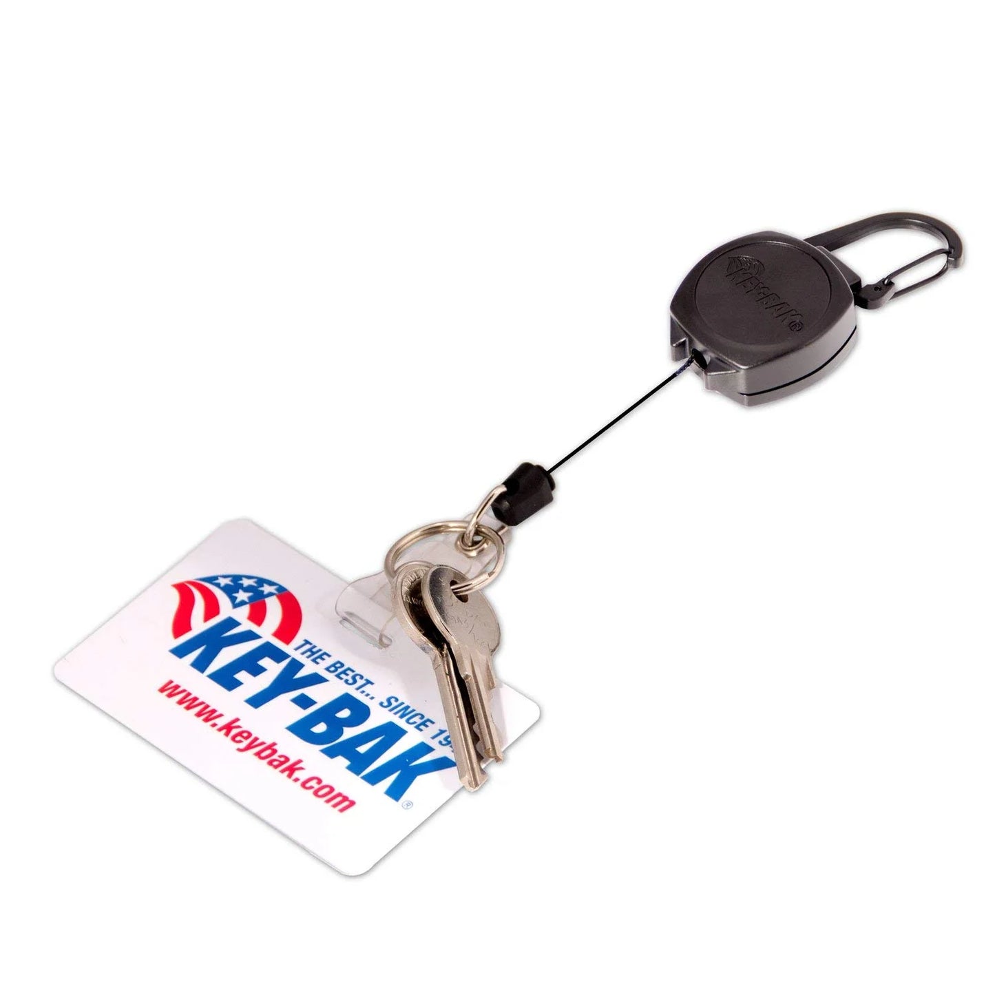 Key-hinter den Sidekick Jojo für ID-Karten / Schlüssel mit Karabiner - 60 cm