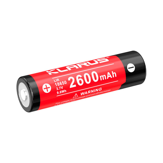 Klare Batterie 18650 2600mAh