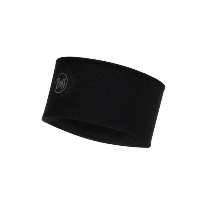 Buff Merino Midweight Headband (Kepsar & Mössor) från Buff. Solid Black | TacNGear - Utrustning för polis och militär och outdoor.