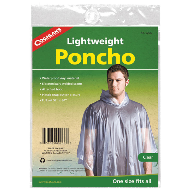 Coghlans Lightweight Poncho (Regnkläder) från Coghlans. | TacNGear - Utrustning för polis och militär och outdoor.