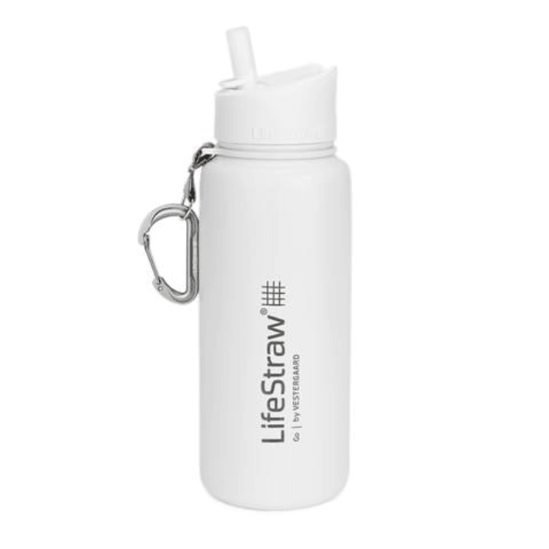 Lifestraw Go Stainless Steel (Vattenrening) från LifeStraw. Vit | TacNGear - Utrustning för polis och militär och outdoor.