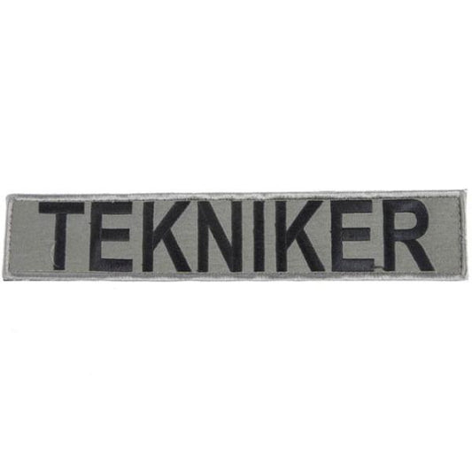 SnigelDesign TEKNIKER märke stort, m kardborreband-12 (Märken) från SnigelDesign. | TacNGear - Utrustning för polis och militär och outdoor.