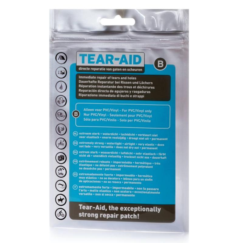Tear-Aid Type B reparationslapp PVC/Vinyl (Tält) från Tear-Aid. | TacNGear - Utrustning för polis och militär och outdoor.